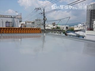屋上防水完成で雨漏りも安心