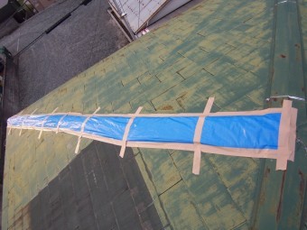 沼津市寄棟応急処置