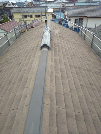 三島市スレート屋根劣化