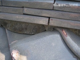 しっくい部分劣化