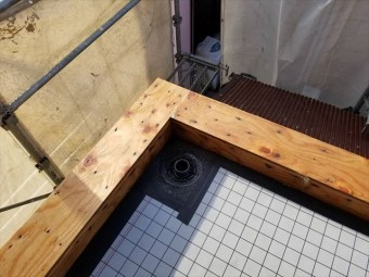 沼津市 屋根木部塗装下地準備