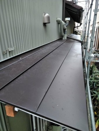 沼津市 戸建て住宅のひさし取替