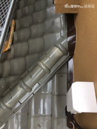 長泉町屋根瓦棟部分