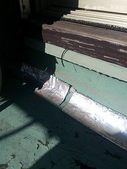 シート防水の破損