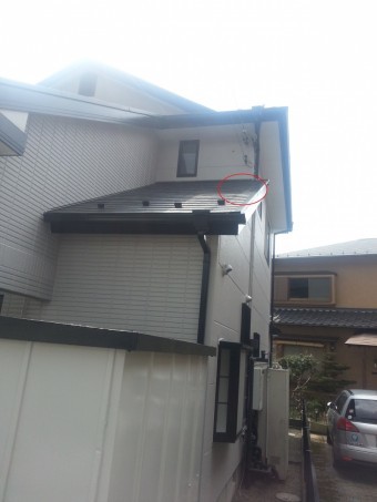 雨樋が落下して無い