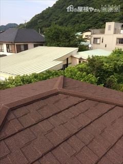 セネター葺き施工後