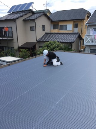 折板屋根補修