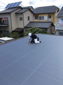 折板屋根補修