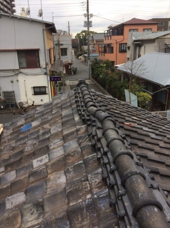 大棟施工前