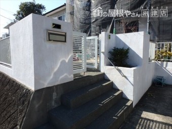 三島市塀塗装