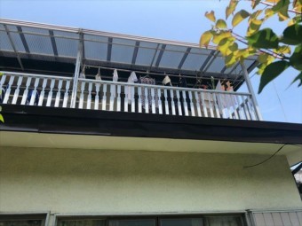 沼津市破風板塗装