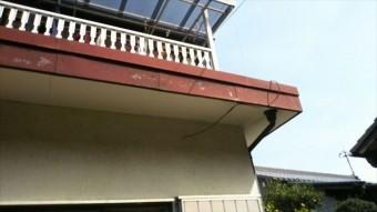 沼津市破風板塗装