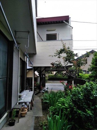 沼津市鉄骨住宅の軒