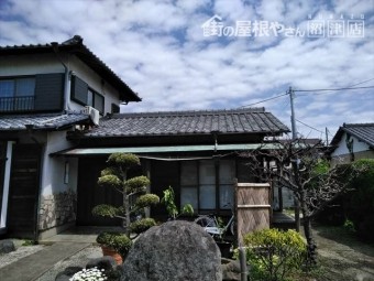 沼津市軒下の雨樋破損