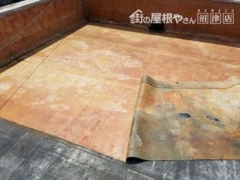 函南町屋上防水既存シート