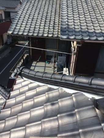 漆喰補修完了