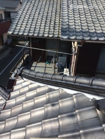 漆喰補修完了