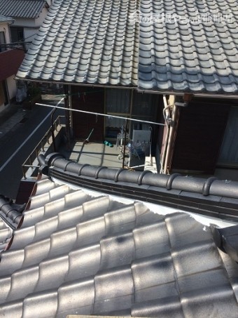 漆喰補修完了