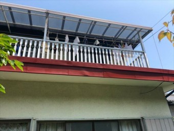 沼津市塗装破風板