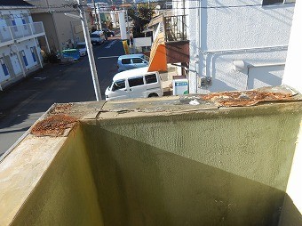 笠木の劣化