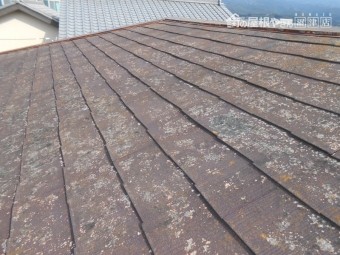 屋根が傷んでいる