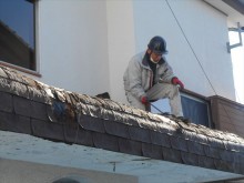 裾野市屋根解体