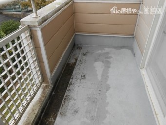 ベランダ保護膜劣化