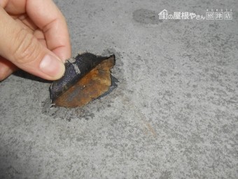 シート防水破れ