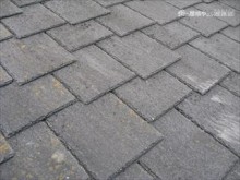 屋根材にコケ