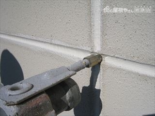 コーキング作業