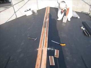 施工途中