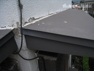 塗膜剥がれ
