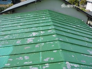 施工前屋根表面
