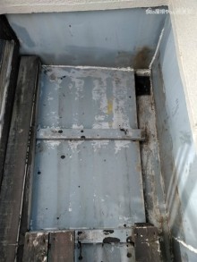 腐食部分撤去