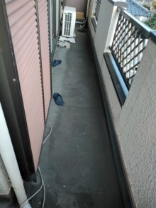 三島市ベランダ現場調査