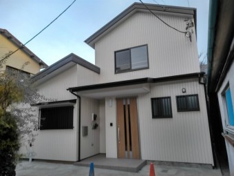 沼津市ガルバリウム鋼板角波施工