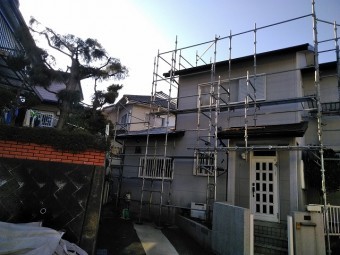 屋根足場