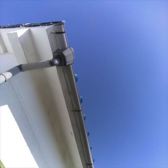 長泉町平屋 雨樋吊り金具錆