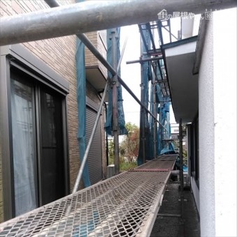 長泉町平屋足場架け