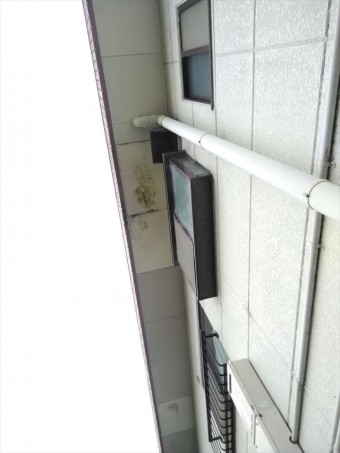 裾野市 雨漏れ足場設置前