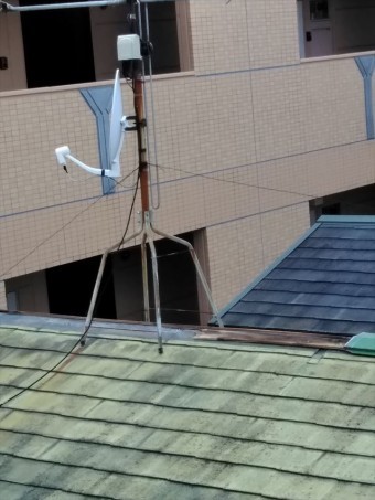 沼津市棟板金破損現場調査