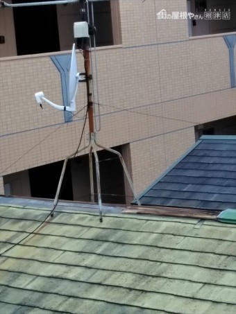 沼津市棟板金破損現場調査