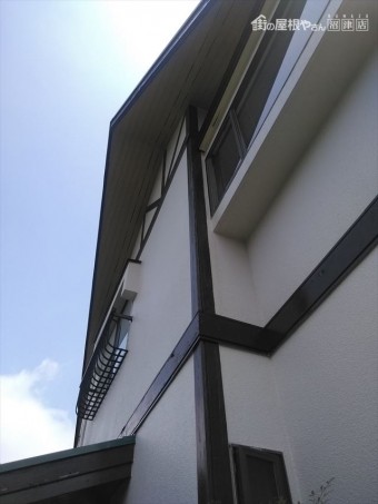 化粧柱の板金巻き前