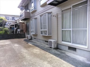三島市アパート外壁チョーキング現象