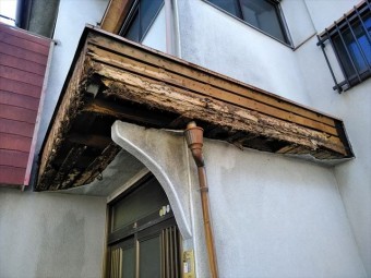 沼津市戸建外壁剥がれ