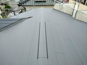 沼津市ガルバリウム重ね葺き