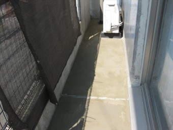 ベランダカチオン塗布