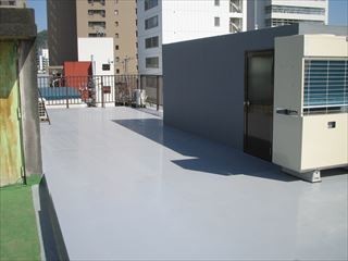 屋上防水完成