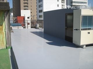屋上防水完成