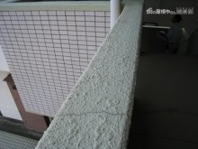 マンション壁にヒビ